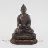 Hand Carved Shakyamuni Buddha Copper Statue in Oxidation Finish