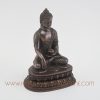 Hand Carved Shakyamuni Buddha Copper Statue in Oxidation Finish
