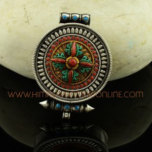 Vishwa Vajra Silver Ghau Ritual Pendant
