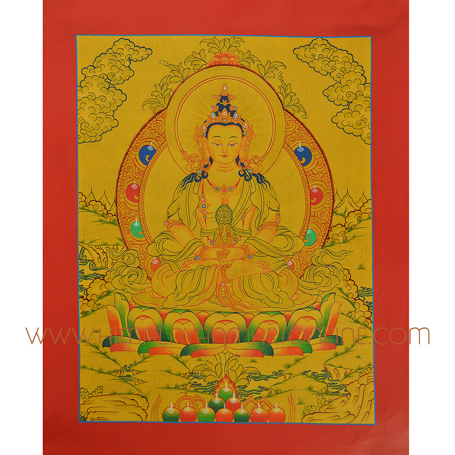 Aparmita Thangka Scroll Painting