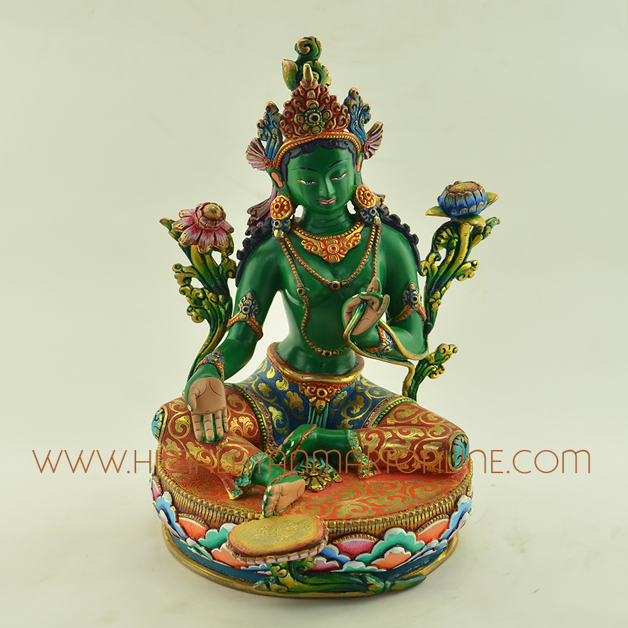 Green Tara Statue