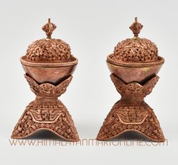 Religious Copper Kapala Set