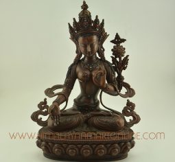 14″ White Tara / Dolkar Statue