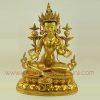 Green Tara Drolma Copper Statue