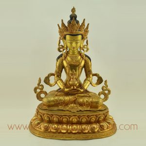 Aparmita Amitayus Tsepame Copper Statue