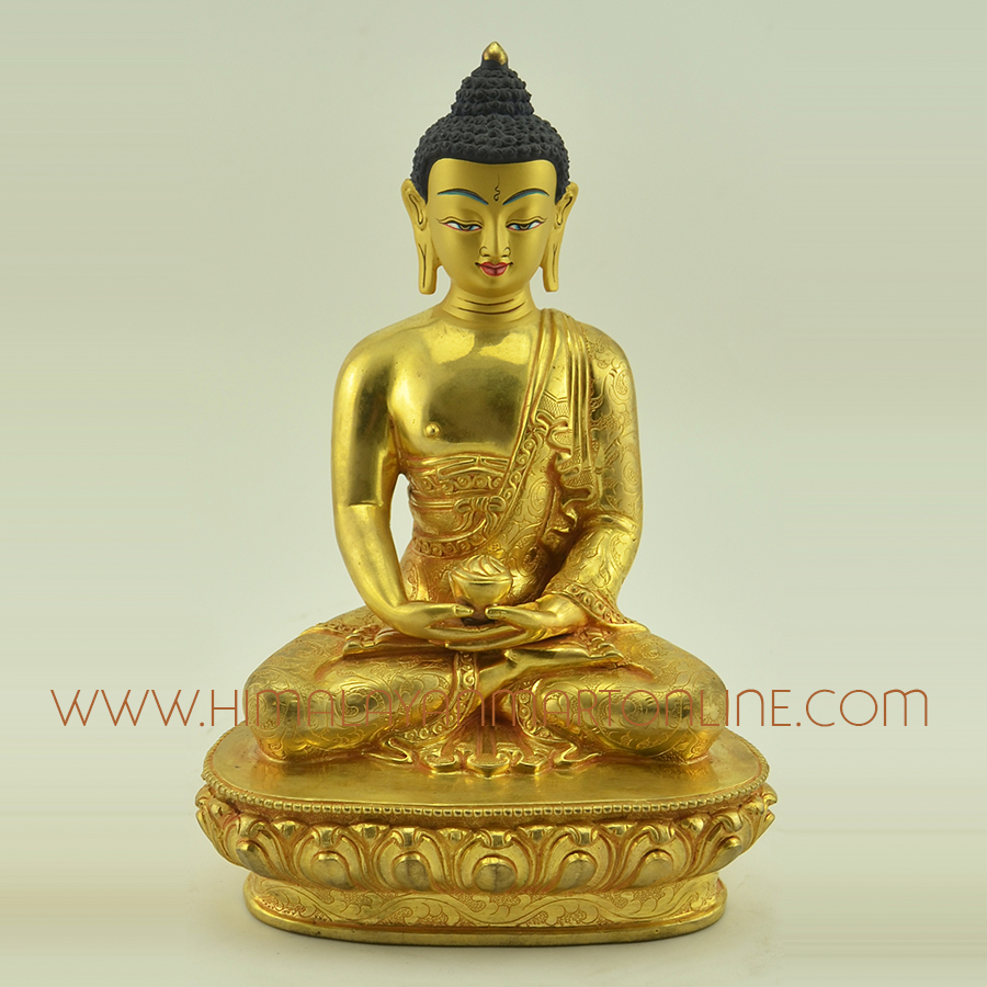 Amitabha Buddha Opame Copper Statue