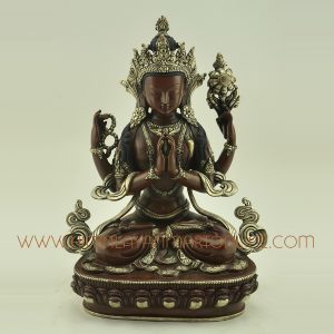 Chenrezig Avalokeshvara Copper Statue