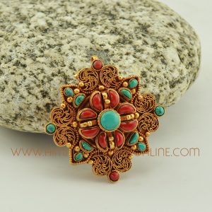 Crossed Dorje Ritual Ghau Pendant Prayer Box