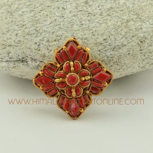 Crossed Vajra Ritual Ghau Pendant Prayer Box