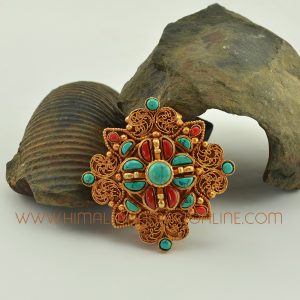Crossed Vajra Ritual Ghau Pendant Prayer Box