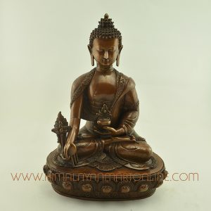 Medicine Buddha Sangye Menla Copper Statue