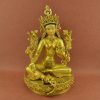 Hand Carved Green Tara Drolma Copper Statue
