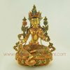 Green Tara Drolma Copper Statue