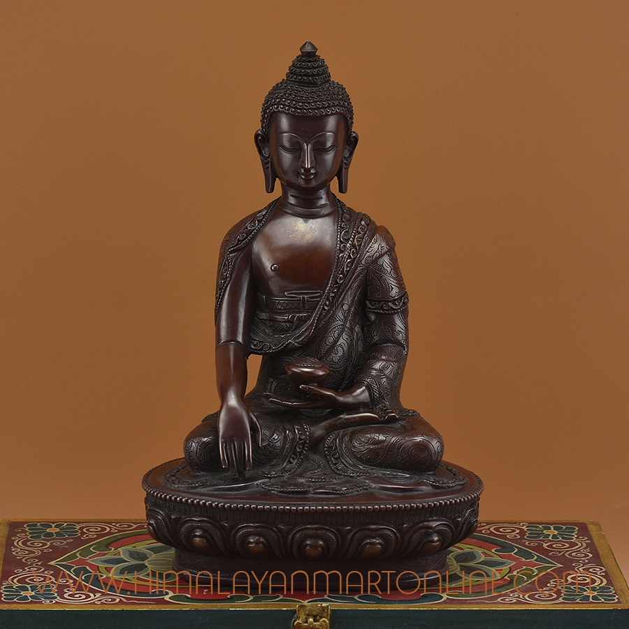 Shakyamuni Buddha Tompa Copper Statue