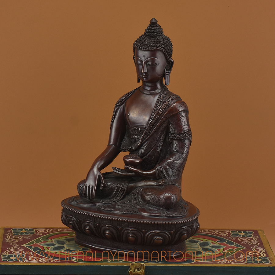 Shakyamuni Buddha Tompa Copper Statue