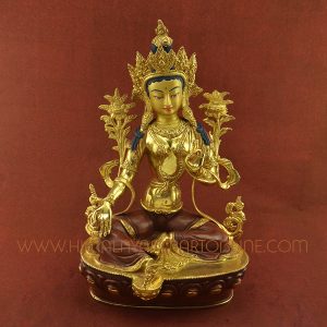 Green Tara Dolma Copper Statue