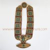 Hand Carved Tibetan Jewelry Buddhist Necklace Gold Plated Copper