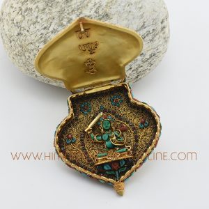 Cheppu & Manjushri Silver Ghau Pendant Prayer Box Cheppu Ghau / Pendant / Prayer Box
