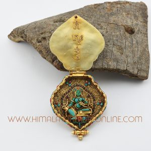 Garuda & Green Tara Ghau Pendant Prayer Box Garuda Ghau / Pendant / Prayer Box
