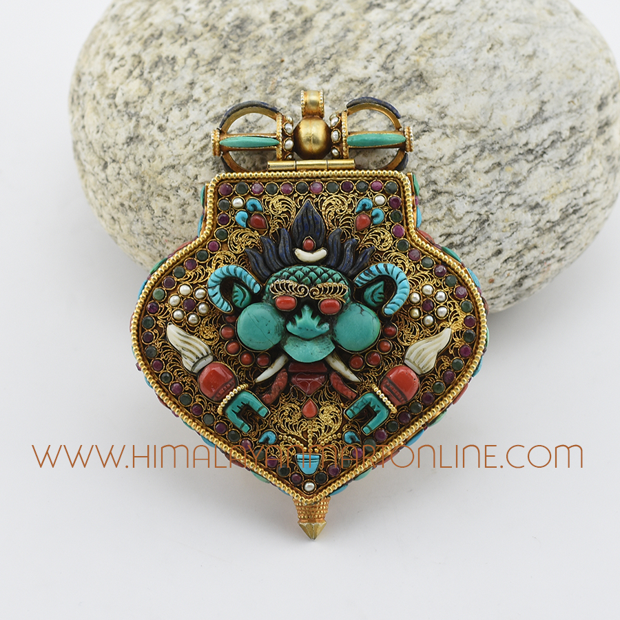 Cheppu Silver Ghau Pendant