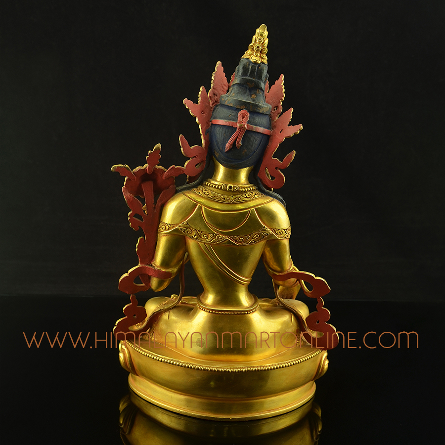 White Tara Dolkar Copper Statue