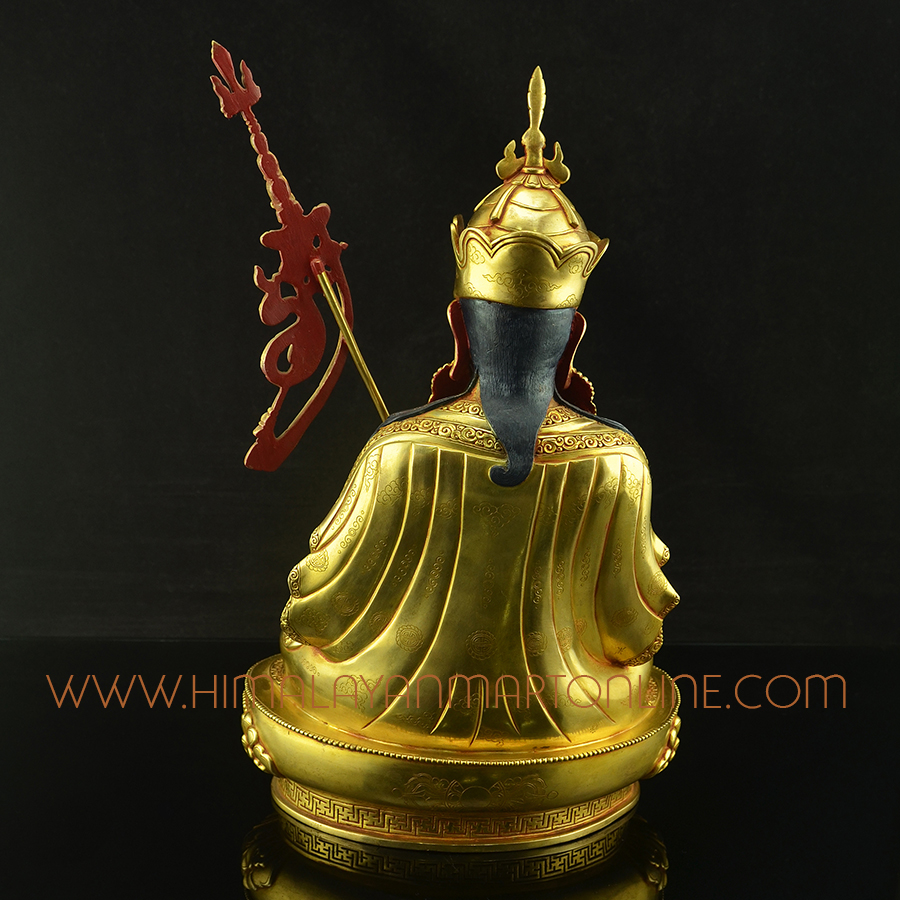 Guru Rinpoche Padmasambhava Copper Statue
