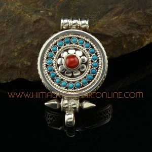 Coral Stone Ghau Pendant