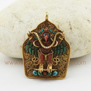 Hand Made Garuda Silver Pendant Garuda Pendant