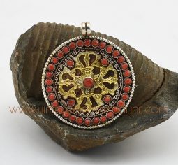 Bishwa Bajra Silver Pendant