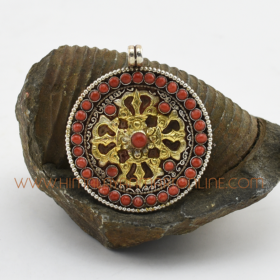 Bishwa Bajra Silver Pendant