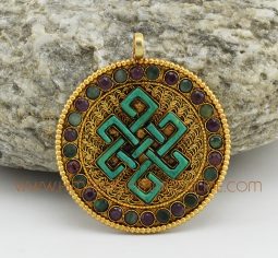 Endless Knot Silver Pendant