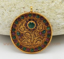Lotus Flower – Kamal Silver Pendant