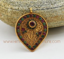 Lotus Flower Silver Pendant