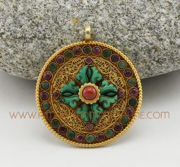 Vishwa Vajra Silver Pendant