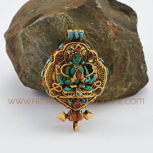 Chenresi Avalokeshvara Ghau Pendant