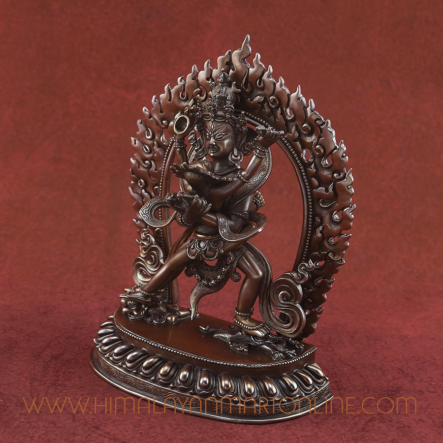 Chakrasamvara Vajravarahi Copper Statue