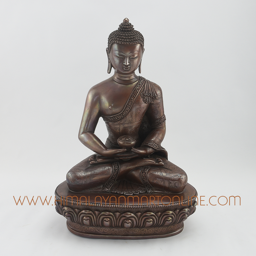 Amitabha Buddha Copper Statue
