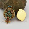 Chenresi Avalokeshvara Silver Ghau Pendant