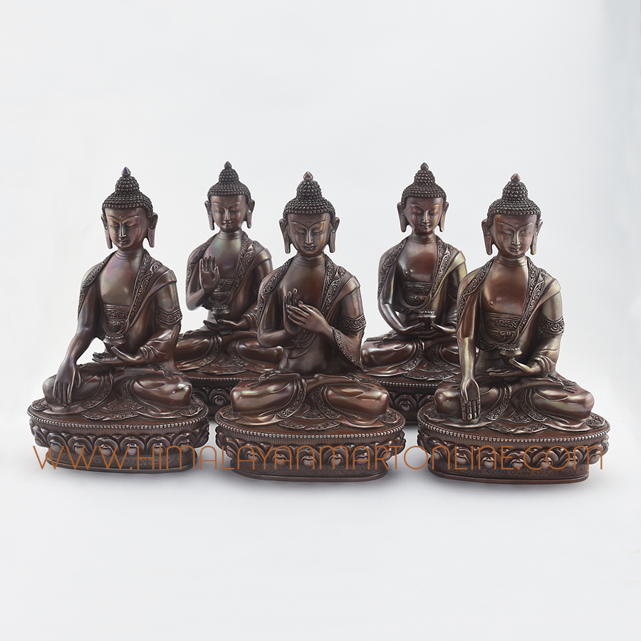 Five Dhyani Buddhas Set