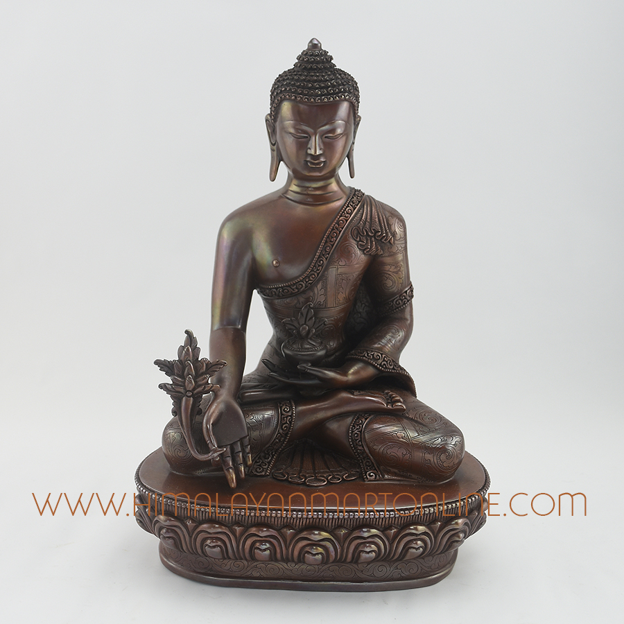 Medicine Buddha Copper Statue