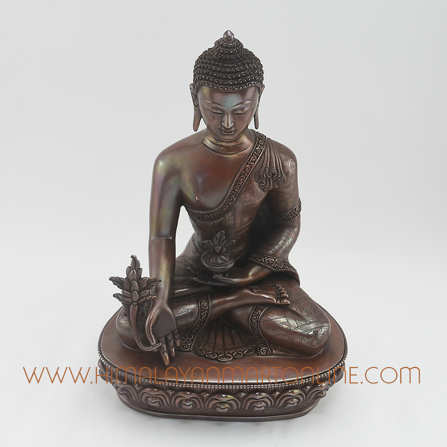 Medicine Buddha Copper Statue