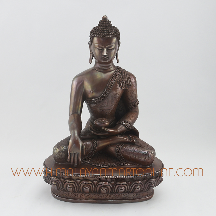 Shakyamuni Buddha Copper Statue