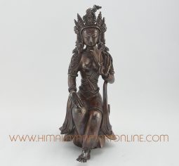 White Tara Dholkar Statue
