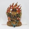 Vajrakilaya Painted Copper Statue