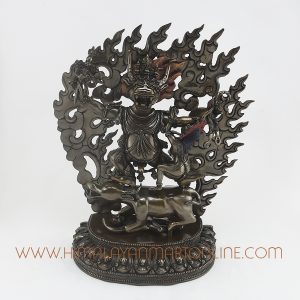 Yam Dharmaraj Copper Statue