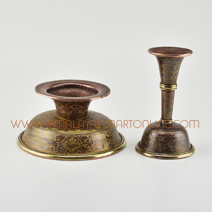 Copper Serkyem Offering Set