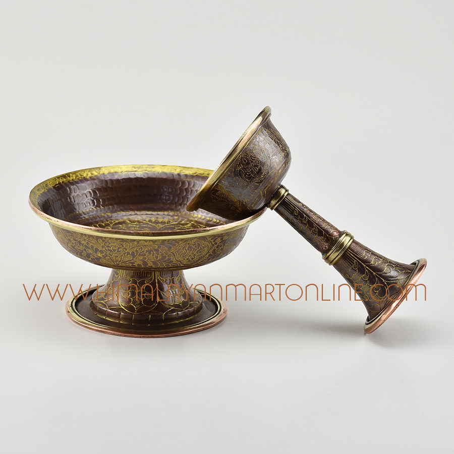 Copper Serkyem Offering Set