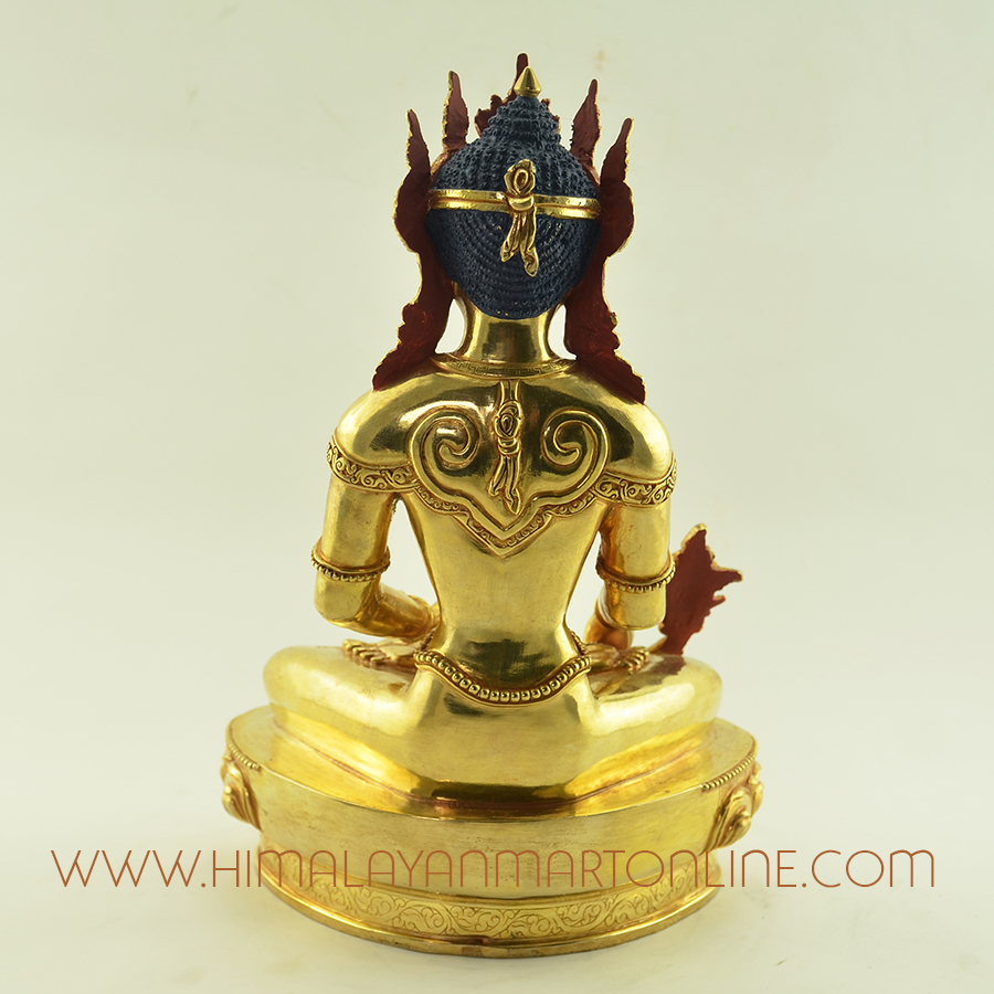 Crowned Medicine Buddha Statue