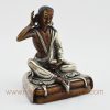 Milarepa Oxidized Copper Statue