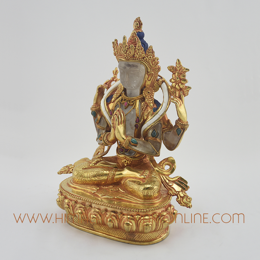 Chenrezig Avalokiteshvara Copper Statue